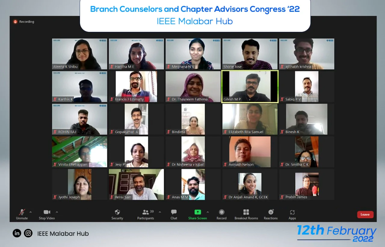 Branch Counselors and Chapter Advisors Meet